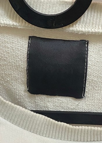 Erkek Beyaz Baskılı Uzun Kollu Sweatshirt - Görsel 4