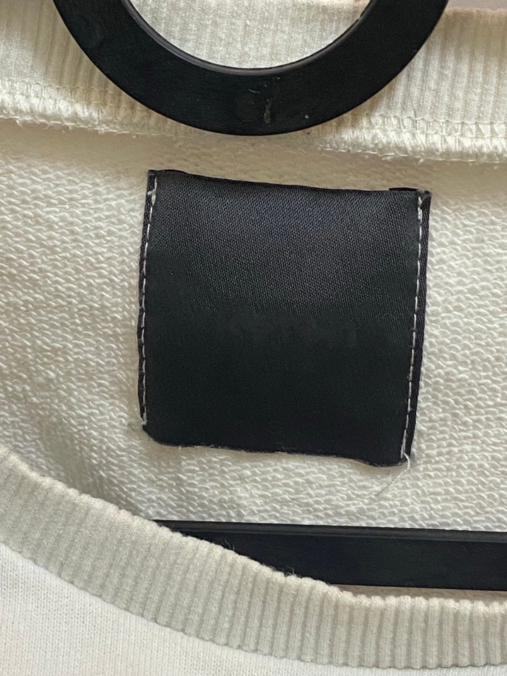 Erkek Beyaz Baskılı Uzun Kollu Sweatshirt - Görsel 4