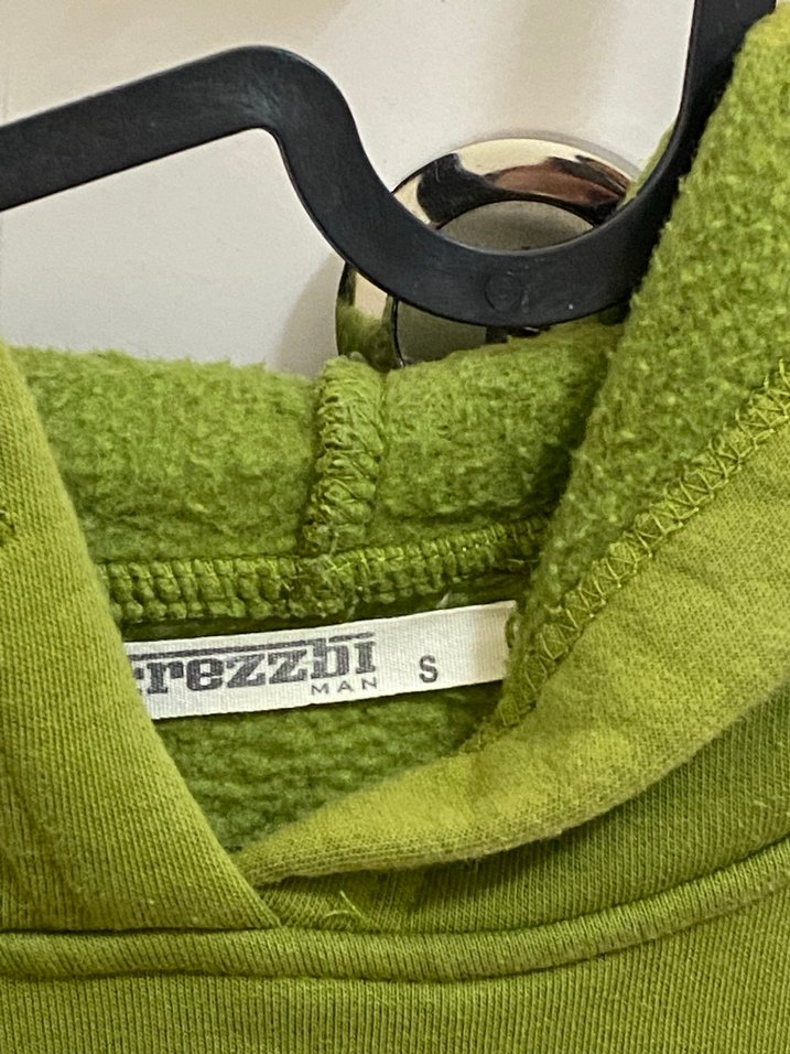 Yeşil Kapüşonlu Spor Sweatshirt - Görsel 3