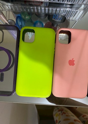 Beyaz Parlak Modern Telefon Kılıfı 7 ADET - Görsel 6