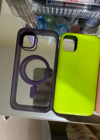 Beyaz Parlak Modern Telefon Kılıfı 7 ADET - Görsel 7