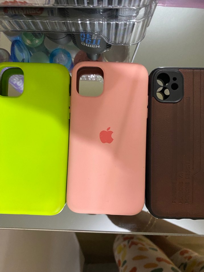 Beyaz Parlak Modern Telefon Kılıfı 7 ADET - Görsel 5