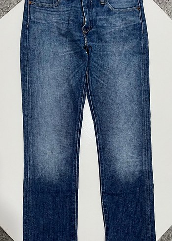 Mavi Erkek Denim Düzenli Kesim Pantolon bel 33 iç bacak 32 - Görsel 2