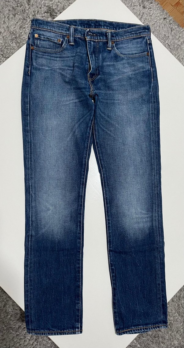 Mavi Erkek Denim Düzenli Kesim Pantolon bel 33 iç bacak 32 - Görsel 2