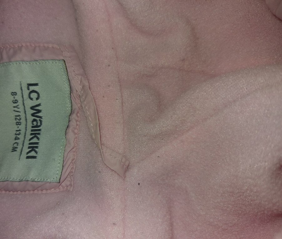 Kız Çocuk Pembe Kapüşonlu Fermuarlı Mont - Görsel 5