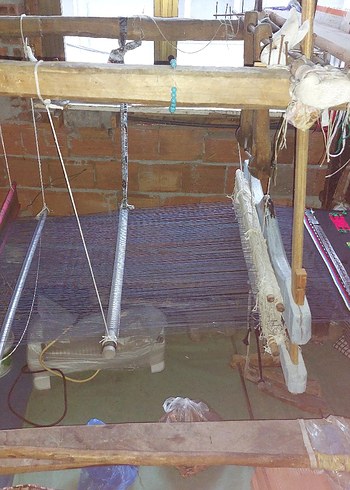 Çok Renkli Nakışlı Geleneksel seccade  el dokuması  el emeği - Görsel 8