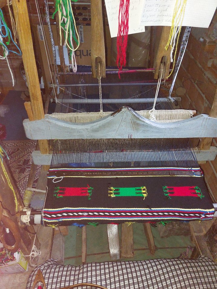 Çok Renkli Nakışlı Geleneksel seccade  el dokuması  el emeği - Görsel 4