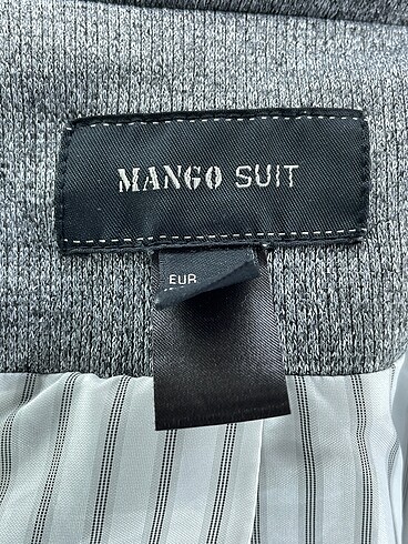 l Beden gri Renk Mango Blazer %70 İndirimli.