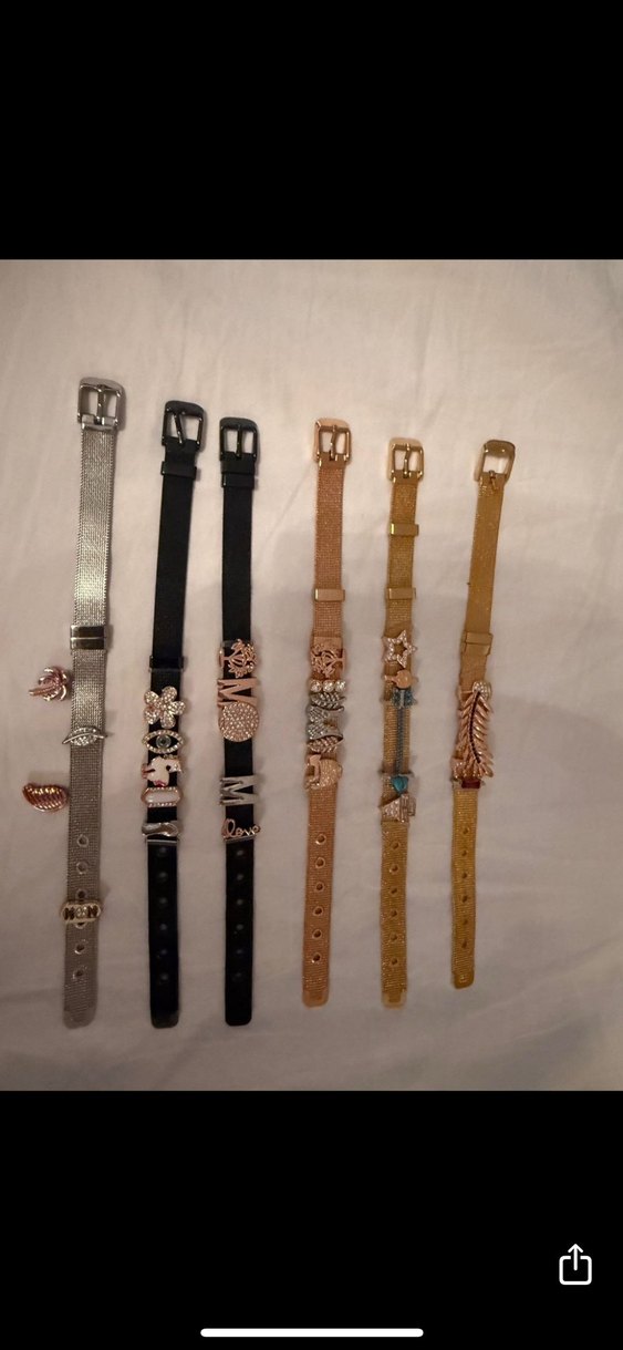 Çelık bıleklıkler kararma yapmaz charmlar degıstırılebılır - Görsel 3