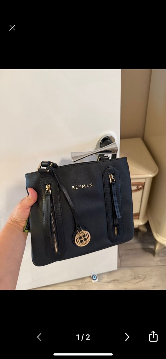 Beymen Siyah Deri Kadın Çanta - Görsel 2