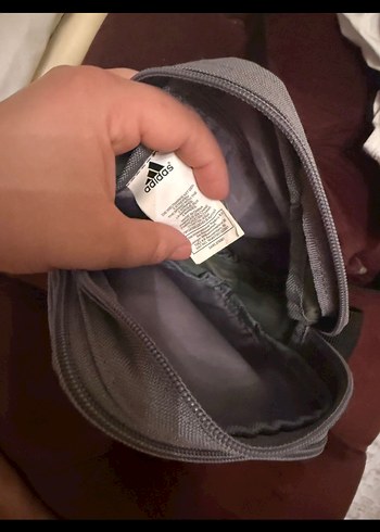 Adidas Gri Baskılı Erkek Omuz Çantası - Görsel 4