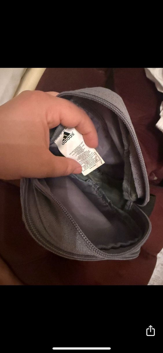 Adidas Gri Baskılı Erkek Omuz Çantası - Görsel 4