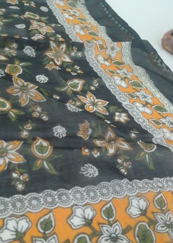 Dantel Detaylı Çok Renkli Bohem Kadın Fuları - Görsel 3