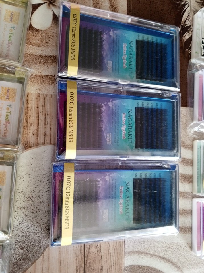 Renkli Karışık Sahte Kirpik Seti - Görsel 2