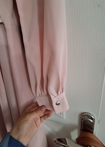 42 Beden pembe Renk elbiseler ve mont