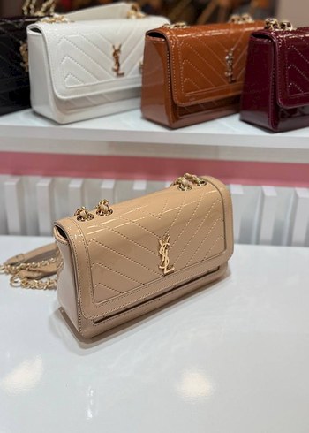 Beden kahverengi Renk YSL GLOSSY CHAİN BAG