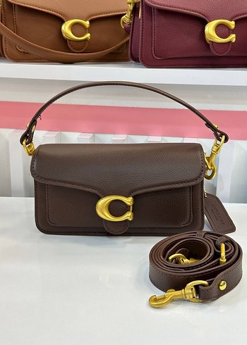 Beden bordo Renk coach deri kadın çanta