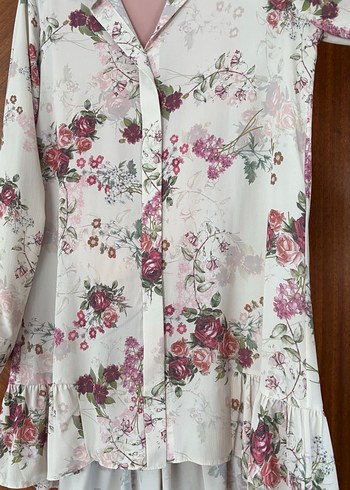 Çiçek Desenli Bohem Kadın İkili Takım - Görsel 2