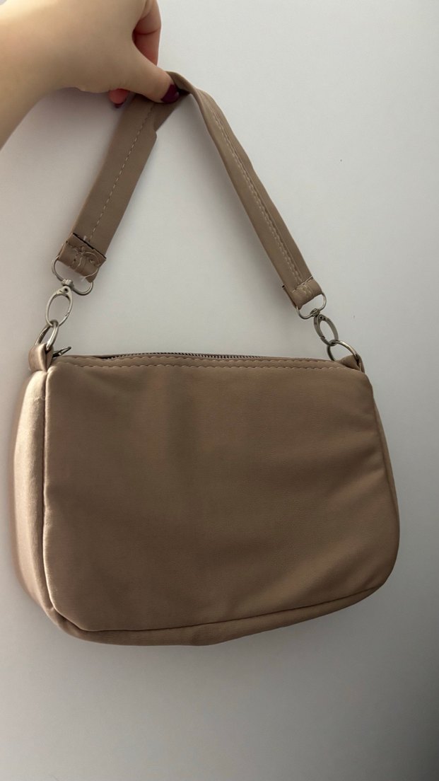 Bej Minimalist Kadın Çantası - Görsel 3