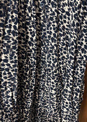 Uzun Kol Kahverengi Bohem Elbise - Görsel 3