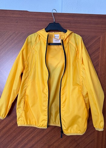 Sarı Fermuarlı Çocuk Yağmurluk - Görsel 2