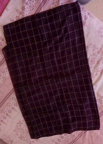 mor kareli şal - Görsel 2