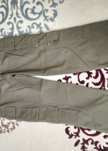 Asker Yeşili Defatco pantolon - Görsel 3