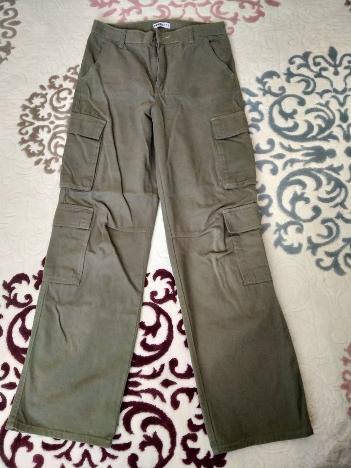 Asker Yeşili Defatco pantolon - Görsel 2