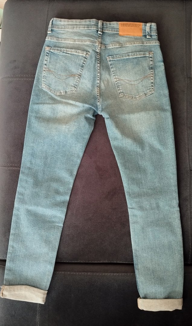 PULL&BEAR Erkek Slim Fit Kot Pantolon - Görsel 4