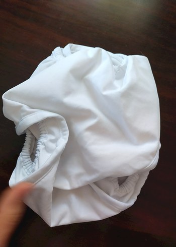 Babyneo Beyaz Ayarlanabilir Bebek Bezi Cover - Görsel 2