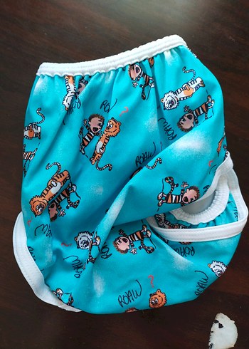 Mavi Baskılı Yıkanabilir Bebek Bezi Cover Yurtdışı - Görsel 2