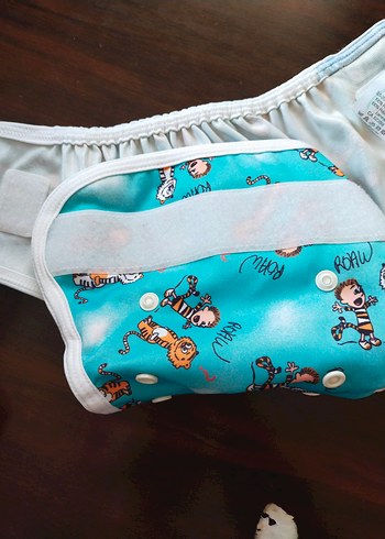 Mavi Baskılı Yıkanabilir Bebek Bezi Cover Yurtdışı - Görsel 4