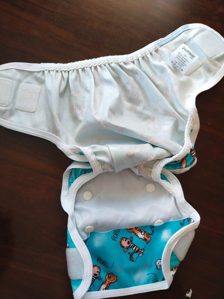 Mavi Baskılı Yıkanabilir Bebek Bezi Cover Yurtdışı - Görsel 3