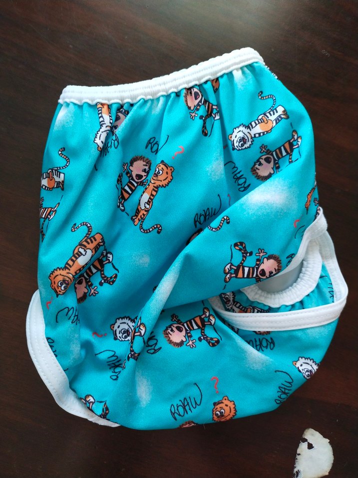 Mavi Baskılı Yıkanabilir Bebek Bezi Cover Yurtdışı - Görsel 2