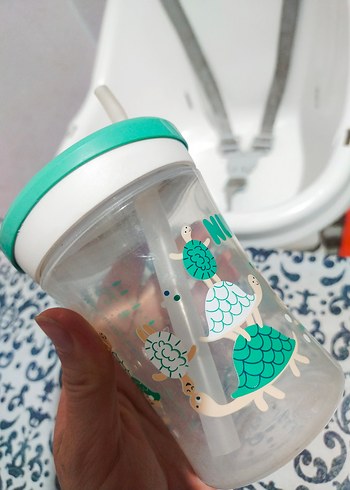 Nuk Yeşil Kapaklı Alıştırma Suluğu - Görsel 5