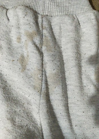 Erkek Çocuk Gri Bol Kesim Keten Eşofman - Görsel 3