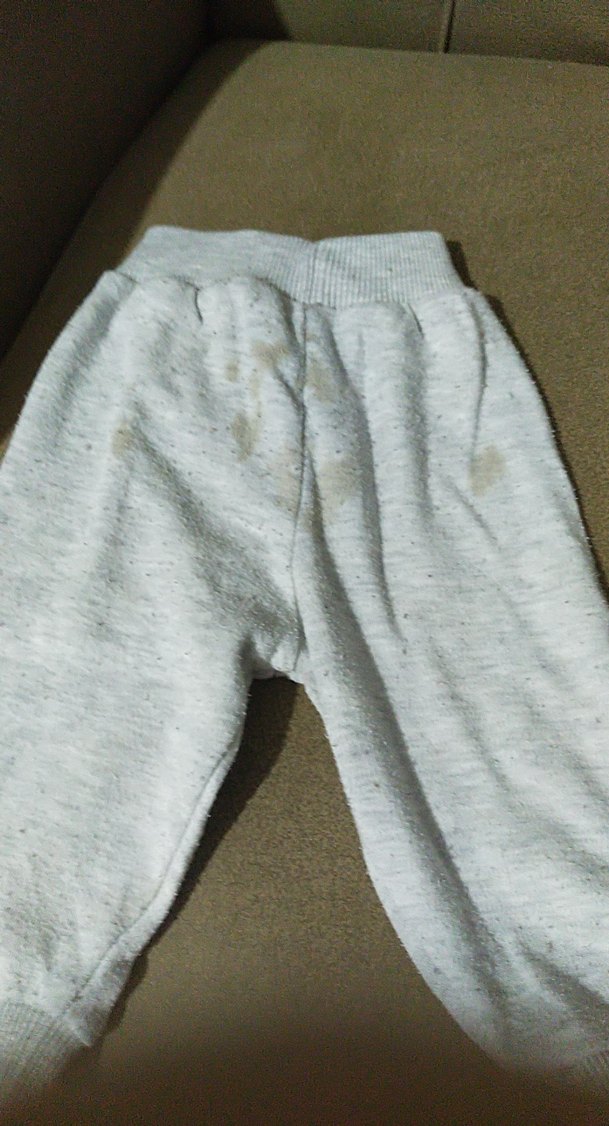 Erkek Çocuk Gri Bol Kesim Keten Eşofman - Görsel 2