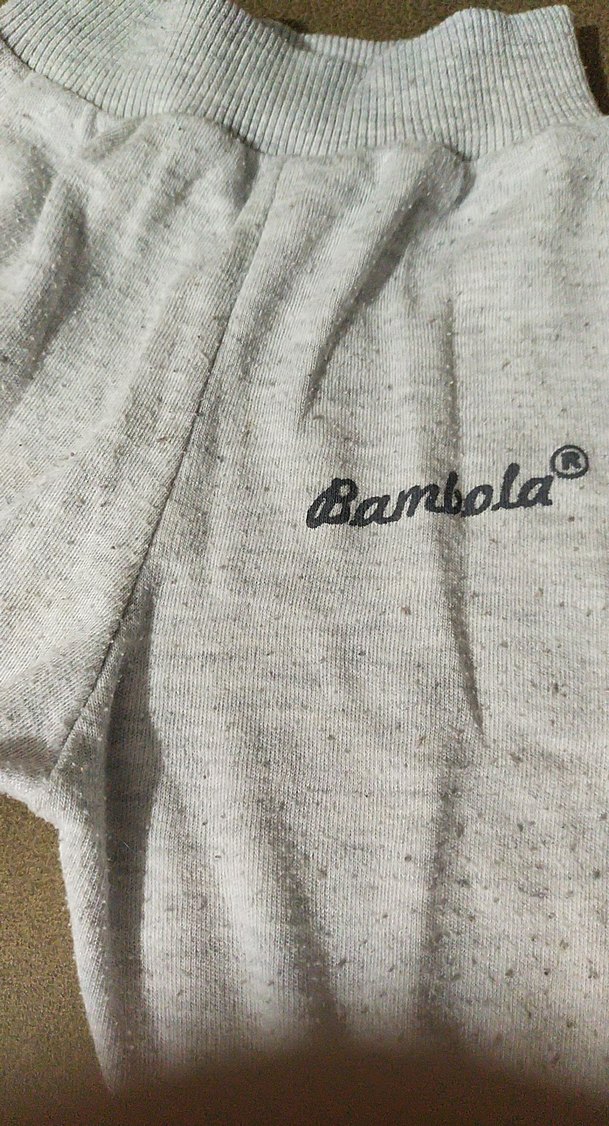 Erkek Çocuk Gri Bol Kesim Keten Eşofman - Görsel 4