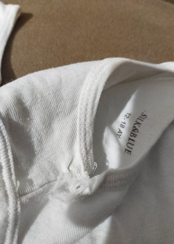 Beyaz Bebek Atlet Çıtçıtlı 2'li Takım - Görsel 6