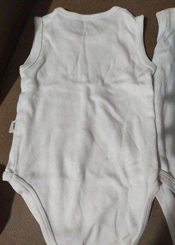 Beyaz Bebek Atlet Çıtçıtlı 2'li Takım - Görsel 3