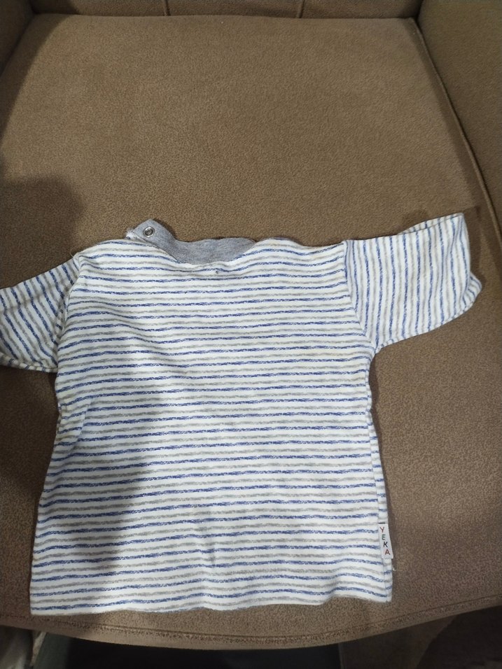 Çizgili Uzun Kollu Erkek Çocuk Tişörtü - Görsel 2