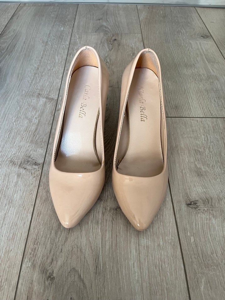 Bej Minimalist Kadın Topuklu Stiletto37 numara - Görsel 2