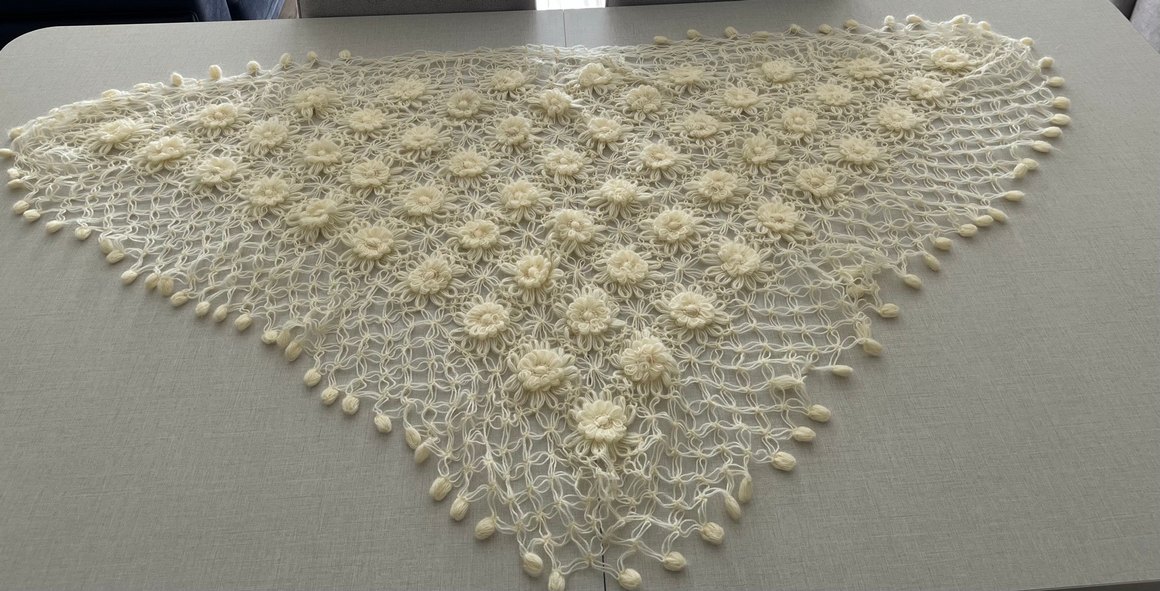 Dantel Detaylı Bohem Kadın şal - Görsel 3