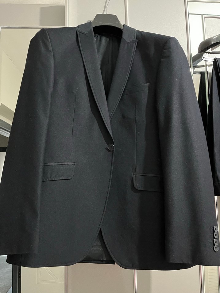 Klasik Siyah Erkek Takım Elbise - Görsel 2