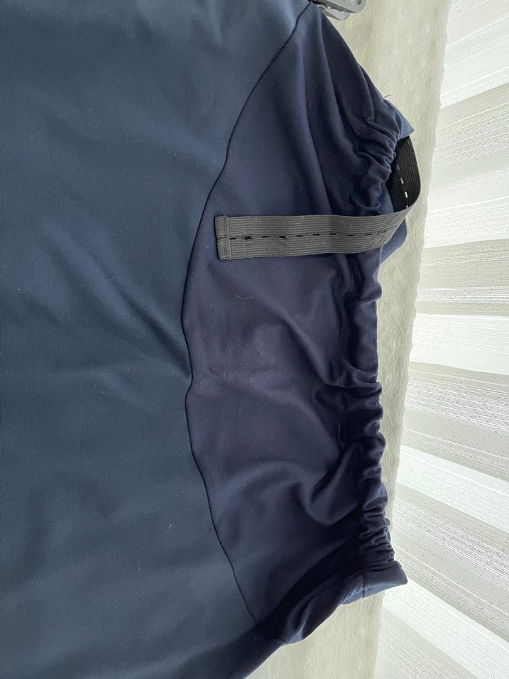 Kadın Lacivert Uzun Drapeli Etek - Görsel 4