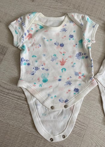 Pamuklu Kısa Kollu Bebek Body Seti - Görsel 4