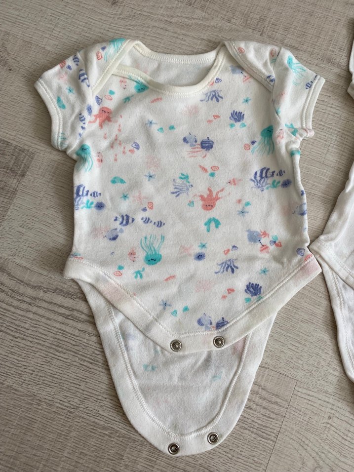 Pamuklu Kısa Kollu Bebek Body Seti - Görsel 4