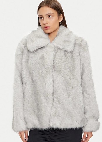 Gri Only Peluş Kürk - Görsel 2