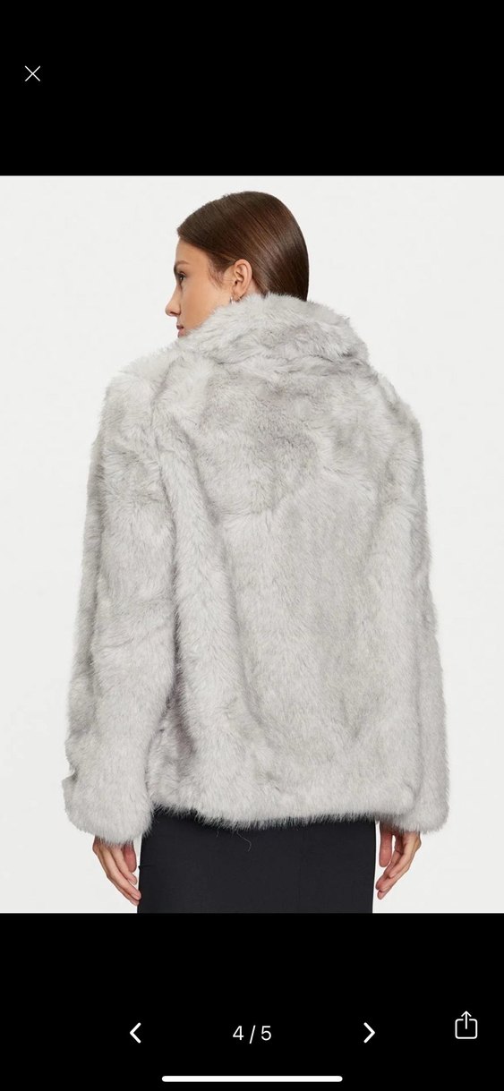 Gri Only Peluş Kürk - Görsel 3