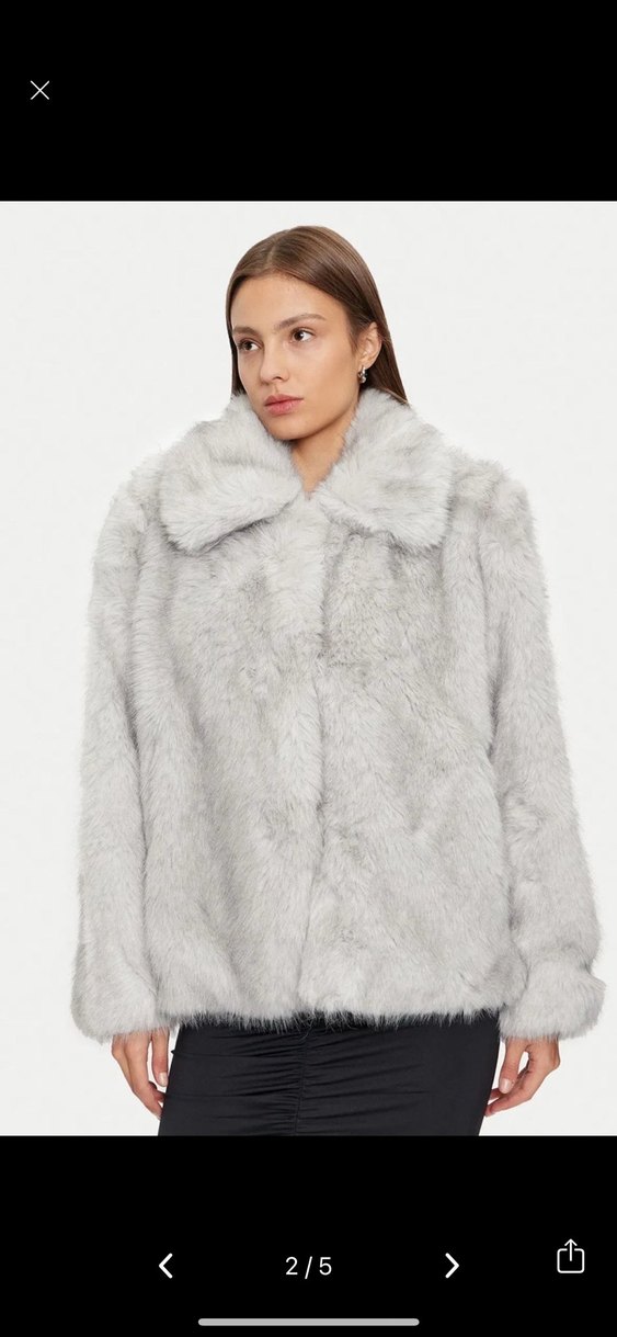 Gri Only Peluş Kürk - Görsel 2